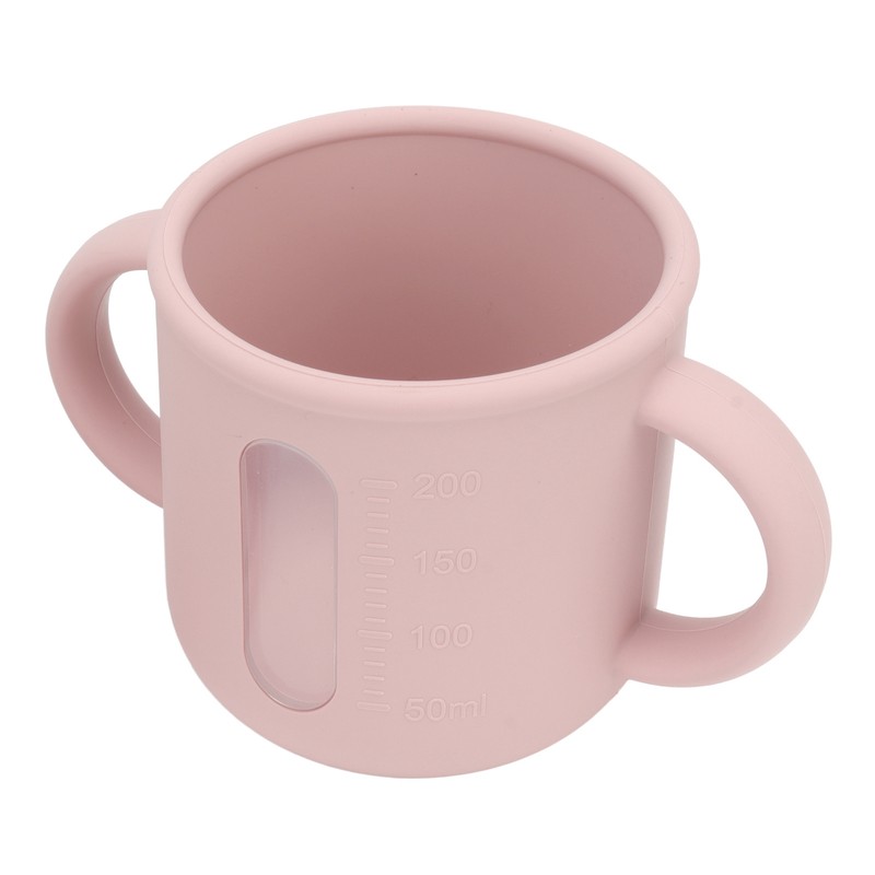 Silicone Sippy Cups Double Handles Lightweight Toddler Training Cup with