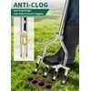 Zuplo Lawn Aerator Tool, Manual Core Plug Aerator with 4