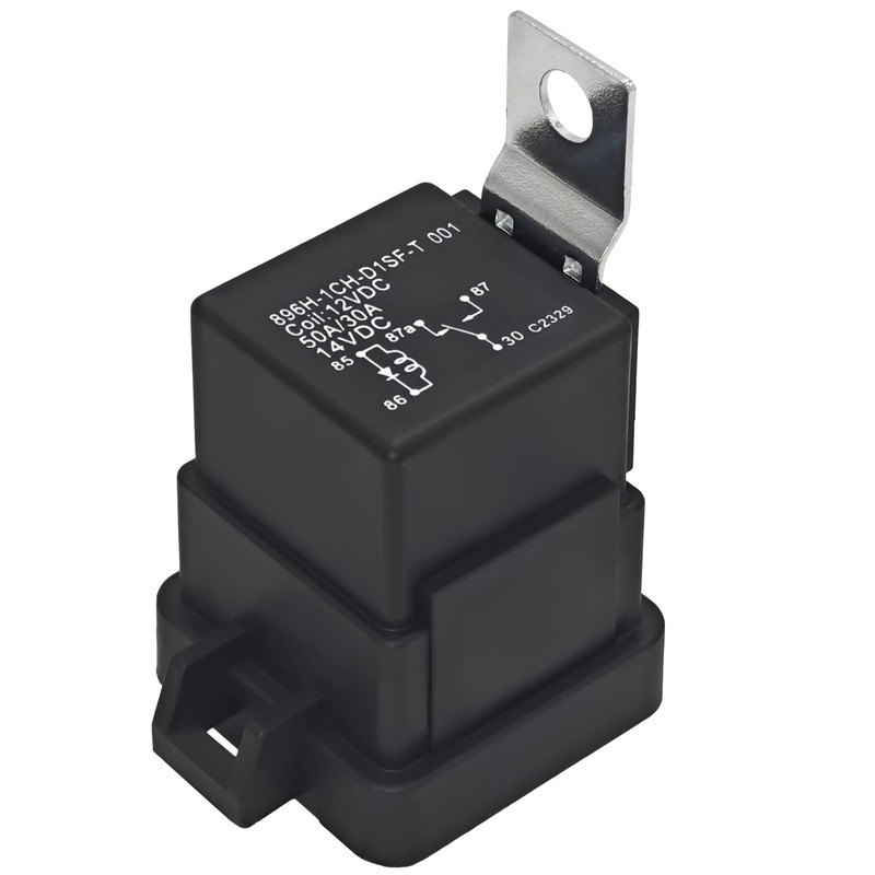 896H-1CH-D1SF-T Relay (Pack of 2) - 50A SPDT 1 Form