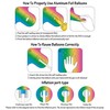 New 40 Inch Rainbow Digit Helium Foil Birthday Party Balloons