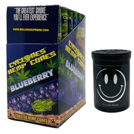 DC Crafts Nation Child Resistant Fresh Kettle with Cyclones Blueberry Cones 24 Count Box - Happy Face