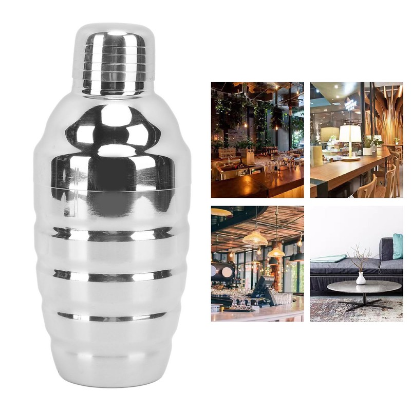 Cocktail Shaker Drink Shaker Stainless Steel Filter Leakage Proof Easy