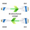 HDMI DVI adapter cable with A.I.S. shielding – 0,5m (bi-directional