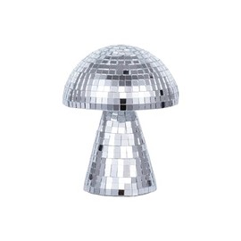Uniluxdec Disco Mushroom Party Mirror Shiny Reflect Light Tabletop Home Decor (4")