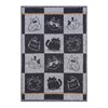 Kracht Half-Linen Tea Towel Cats Cool Cat 50 x 70