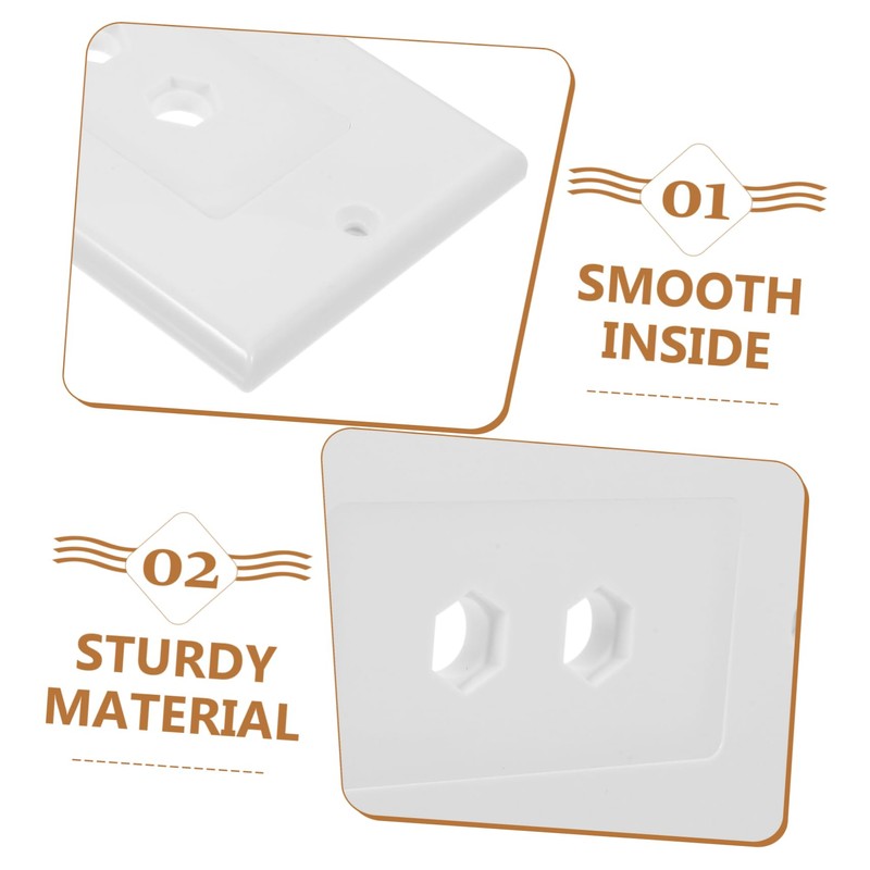 Outanaya Speaker Wall Plate with Dual Banana Binding Posts Easy