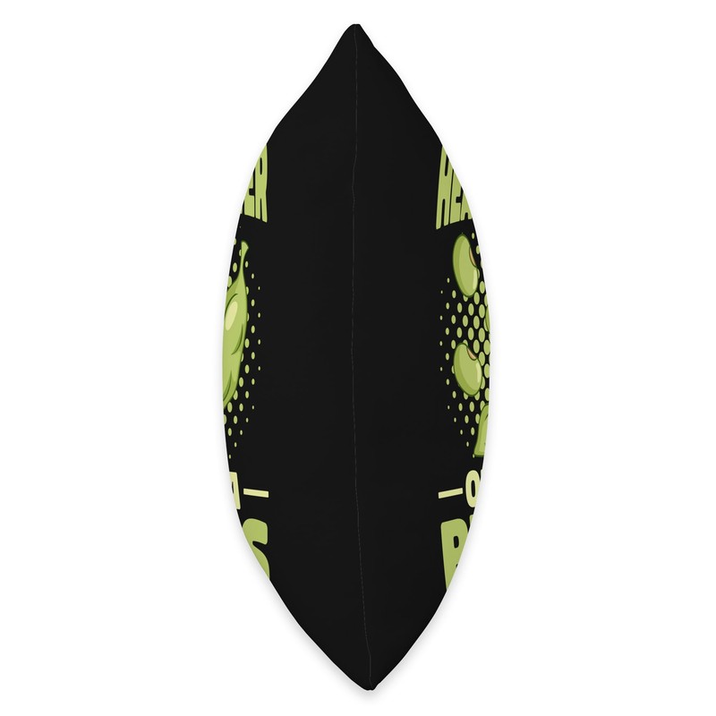 Lima Bean Funny Planting Vegetable Seeds Throw Pillow