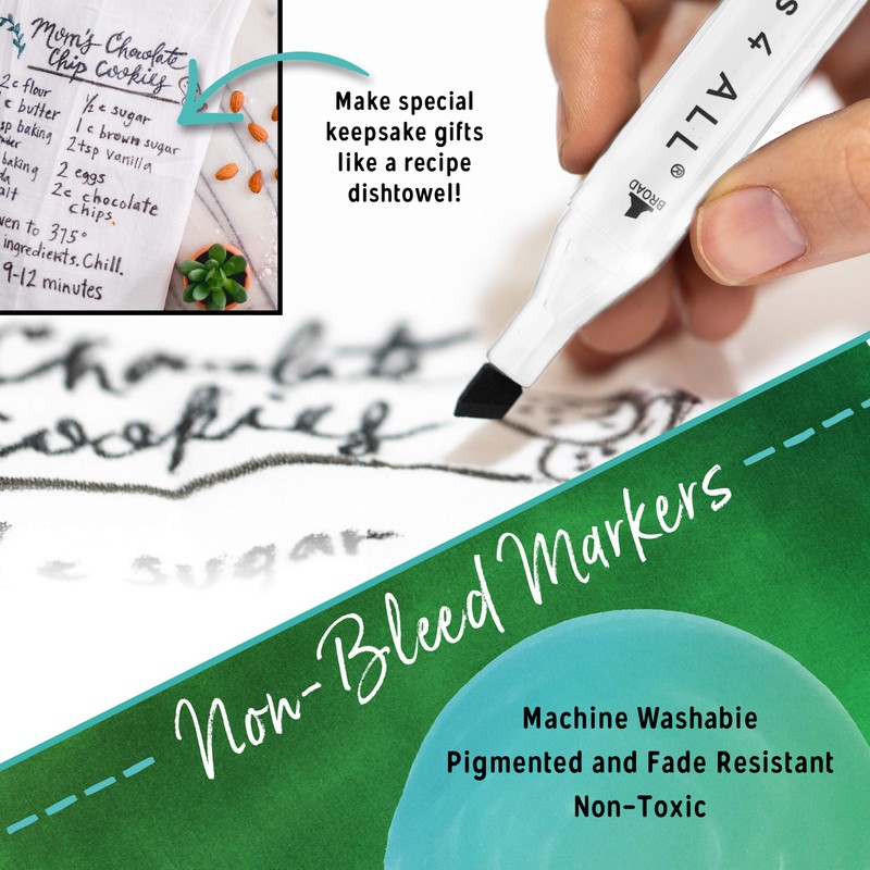 Crafts 4 All Fabric Markers for Clothes - Pack of