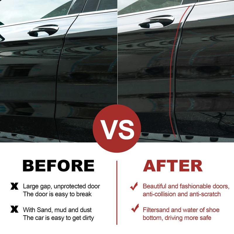 MRCPRIAN Car Edge Protector Rubber Car Door Protector No Glue