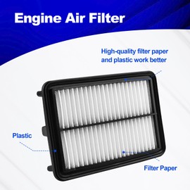 Engine Air Filter Compatible with Honda Accord Hybrid 2.0 L 2024 2023, CR-V Hybrid 2.0 L 2024 2023 Part Numbers FDPAF12178 172206MAJ01 LX3763 WA10124