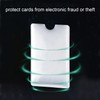 Jedebartey RFID Blocking Credit Card Protector Sleeves, 5Pcs Card Protection