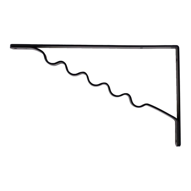 Wake Sangyo TK-113 Hanger Bracket, Shelf Bracket, Black, 9.4 inches