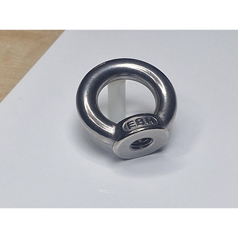 M10 Lifting Eye Nuts Made from Marine Grade A4 Stainless