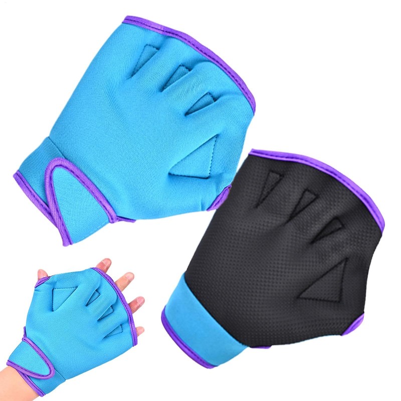 Swimming Gloves for Men - Webbed Gloves Aquatic Mittens |