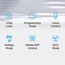 Thermostatic Radiator Valve, 7 Days Programmable APP Control Temperature Control Valve, Smart Thermostatic Valve for Heat Dissipation of Water Heating and Geothermal Control Valve