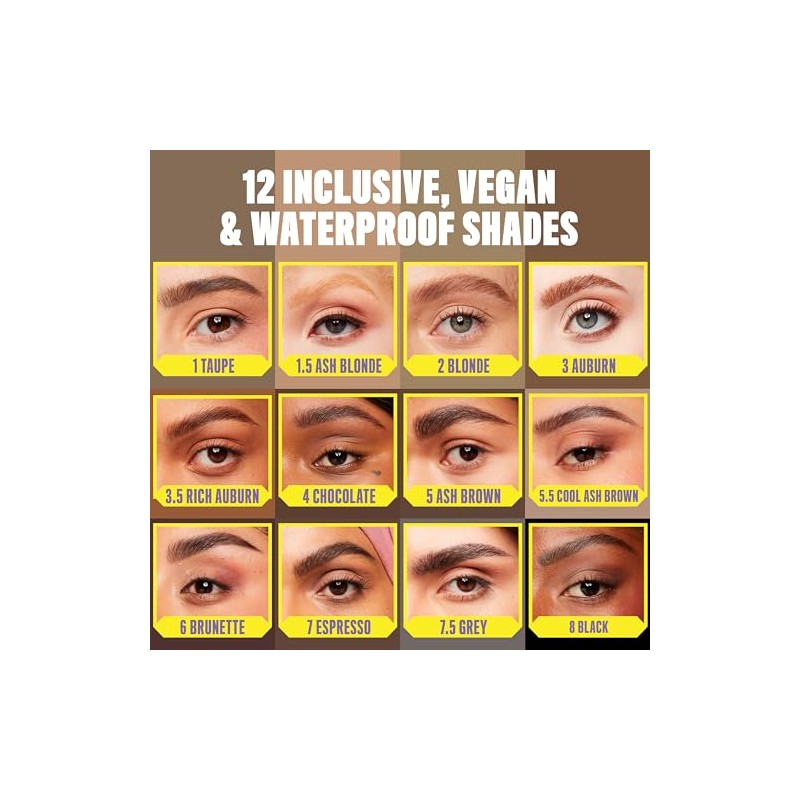 NYX Professional Makeup, Micro Brow Pencil, Lápiz para cejas, Ash