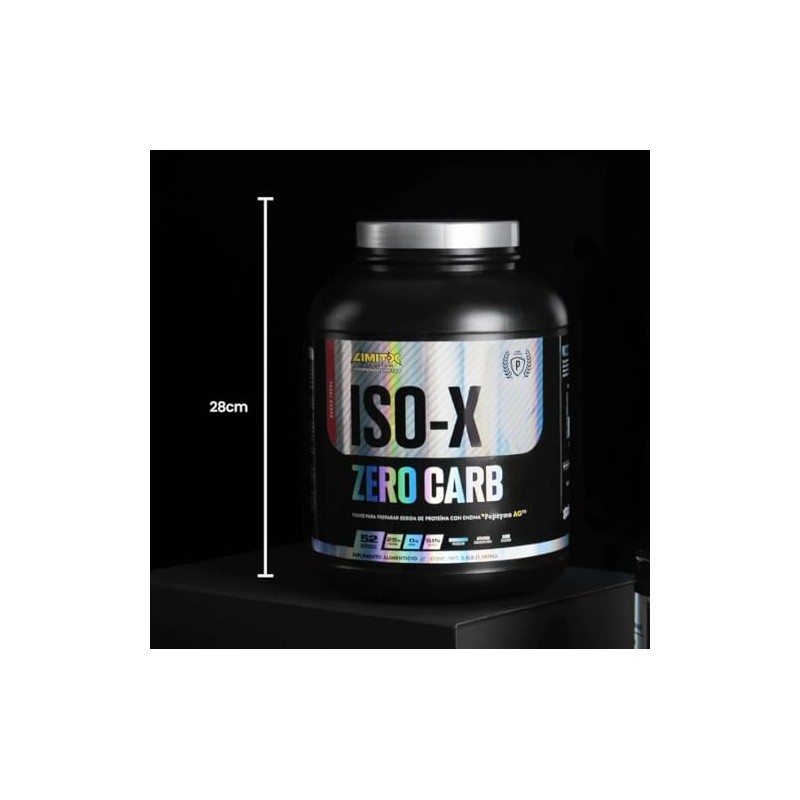 Limit-X Nutrition ISO-X Zero Carb - Suplemento Deportivo en polvo