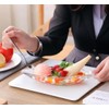 MQMCPDS 4-Piece Set of Glass Banana Split Dish Boats -
