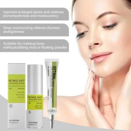 Retinol Firming Eye Cream Serum 15ml 30ml Todo Tipo Día Noche 2pcs Contorno Ojos Suero Facial Hidratación Profunda Textura Ligera Formato Crema Fácil