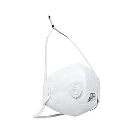 Shigematsu (Shigematsu Seisakusho) Disposable Dust Mask with Exhaust Valve, Half Fold, Made in Japan DD02V-S2-2K (Pack of 10)