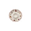 Villeroy & Boch Toy's Delight Coquetier, Porcelaine Premium, Blanc/Rouge/Doré