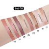 8Pcs Cream Eye Shadow Brightener Sticks Set for Eyes, Champagne