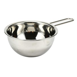 Pearl Metal HB-4134 Bowl with Hand, 5.1 inches (13 cm), Scale Included, Stainless Steel, Dishwasher Safe at Aqua