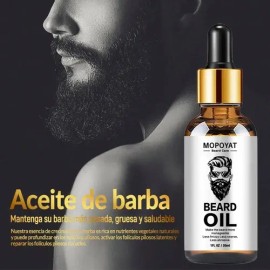 Mopoyat - 3 PCS aceite esencial para el crecimiento natural de la barba, ayuda al crecimiento de la barba, nutre, protege el cabello, aceite esencial 