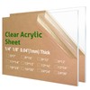 2 Pieces 20” x 24” Clear Acrylic Sheet Plexiglass -