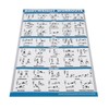 60x90cm Workout Charts Clear Rugged Easy Reading Bodyweight Exercises Poster