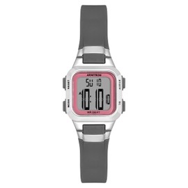 Armitron Sport Women's Digital Chronograph Resin Strap Watch, 45/7139, Grey (45/7139PGY)