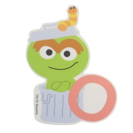 Sesame Street [Die Cut Sticker] Mini Decal Sticker / Oscar