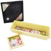 Ishida 52144 Kyo-Yuzen Horn Tray, Black, 7.1 inches (18 cm)