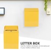 Wall Mounted Lockable Metal Mailbox Drop Box, Drop Box with