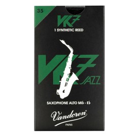 Vandoren VK7 Jazz Synthetic Alto Saxophone Reed, Strength 35