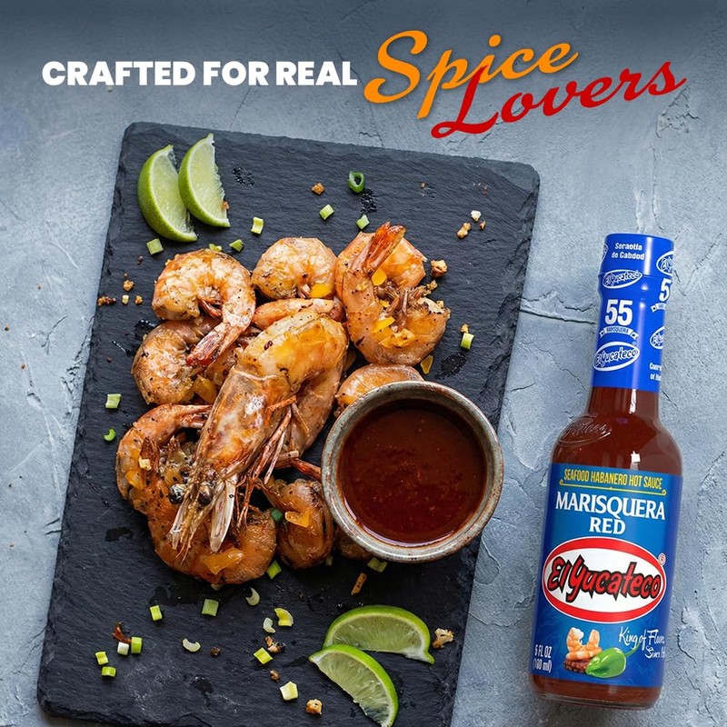 El Yucateco, Marisquera Red Hot Sauce, 4 Fl Oz
