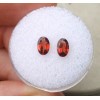 pinnaclediamonds Garnet Oval loose faceted natural gem pair 6x4mm each