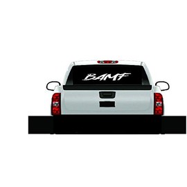BAMF Vinyl Decal Sticker Banner Turbo Diesel Truck Boost JDM Funny Dropper