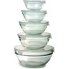 Norpro 10-Piece Nesting Glass Mixing/Storage Bowls with Lids