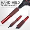 Handheld Rubber Sanding Drum, 1.5 Drill Sanding Mandrel Spindle Sander