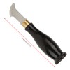 Fan shaped Edge Creaser Sandalwood Handle Leather Edge Marking Craft