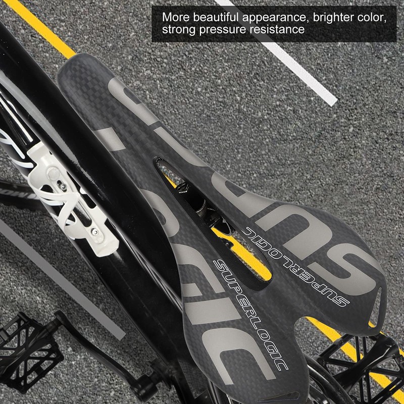 Full Carbon Fiber Saddle, High Strength Shockproof Carbon Fiber Road