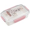 OSK Snoopy PCD-500 Lunch Box with Divider Pink Peanatus 75th