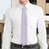 JUNMEISI Men's Ties Solid Pure Color 3.15" (8CM) Necktie Grey