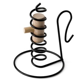 Courting Candle Holder Set of 2, Primitive Spiral Design, 6 inches