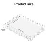 4x6 Acrylic Picture Frames 3 Pack, 10+10mm Thick Block, Magnetic