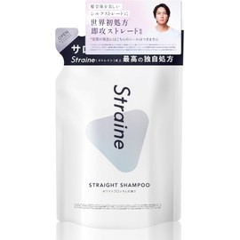 Straine Strain Shampoo Refill, White Blossom Scent Straight, Wavy Hair, Amino Acid Shampoo