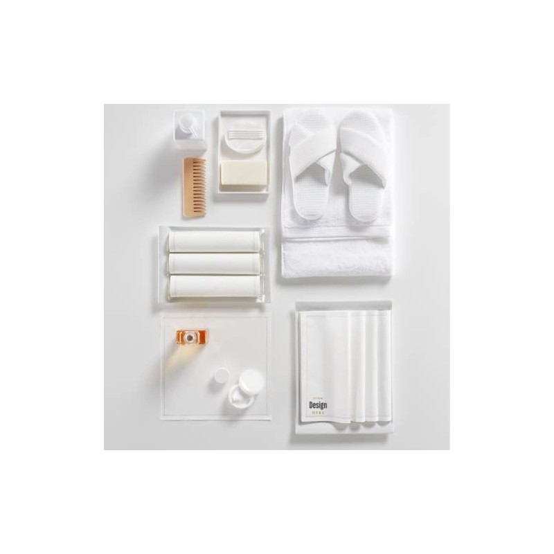 MY DRAP White Cotton Disposable Hand Towels, Create and Customize