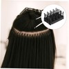 FOMIYES 40pcs No-trace Hair Extensions Machine Buckles with Clips for