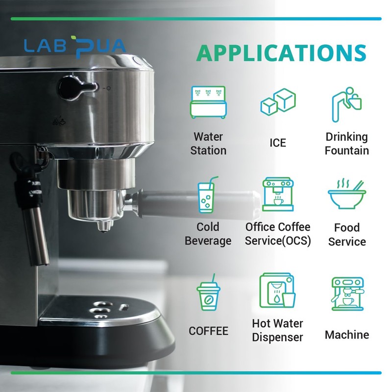 Lab Pua Residential Water Filter Kit with Faucet LPA-CS5-10 10